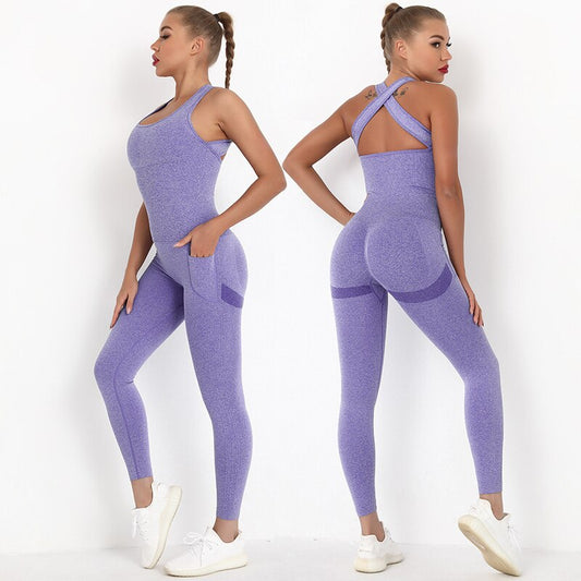 Sleeveless Yoga Romper